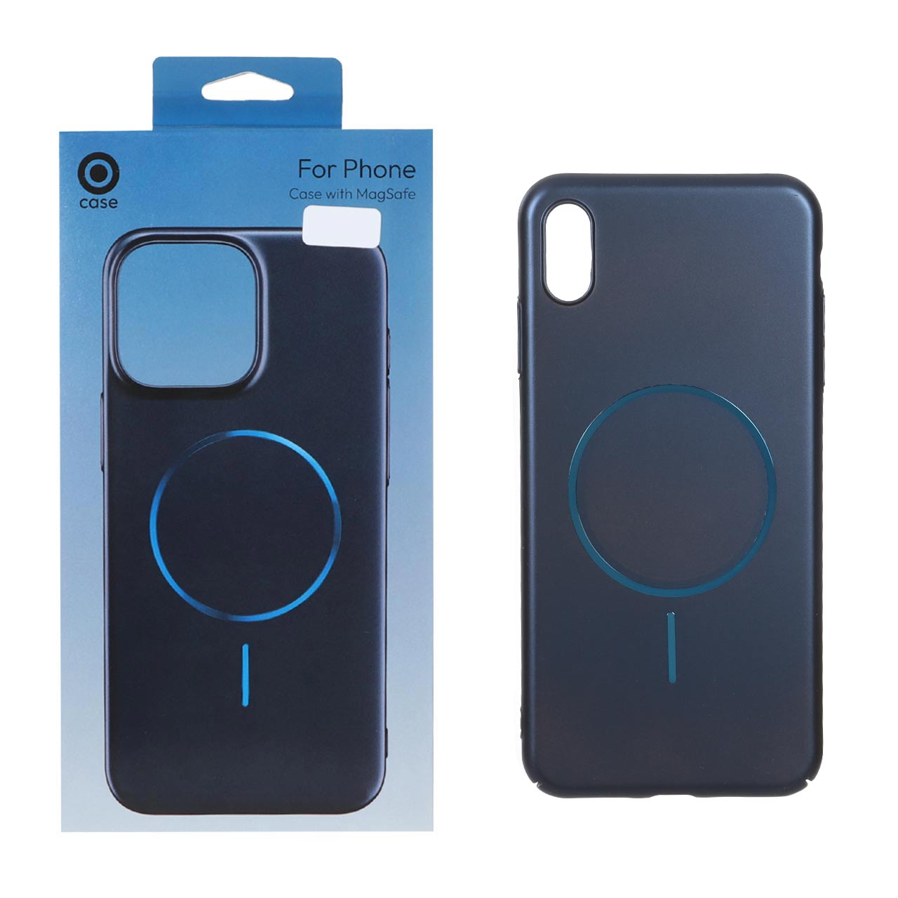 1566126 قاب متالیک MagSafe پشت سخت Apple iPhone X Max / iPhone XS Max - سرمه ای (پک دار) - تصویر 1