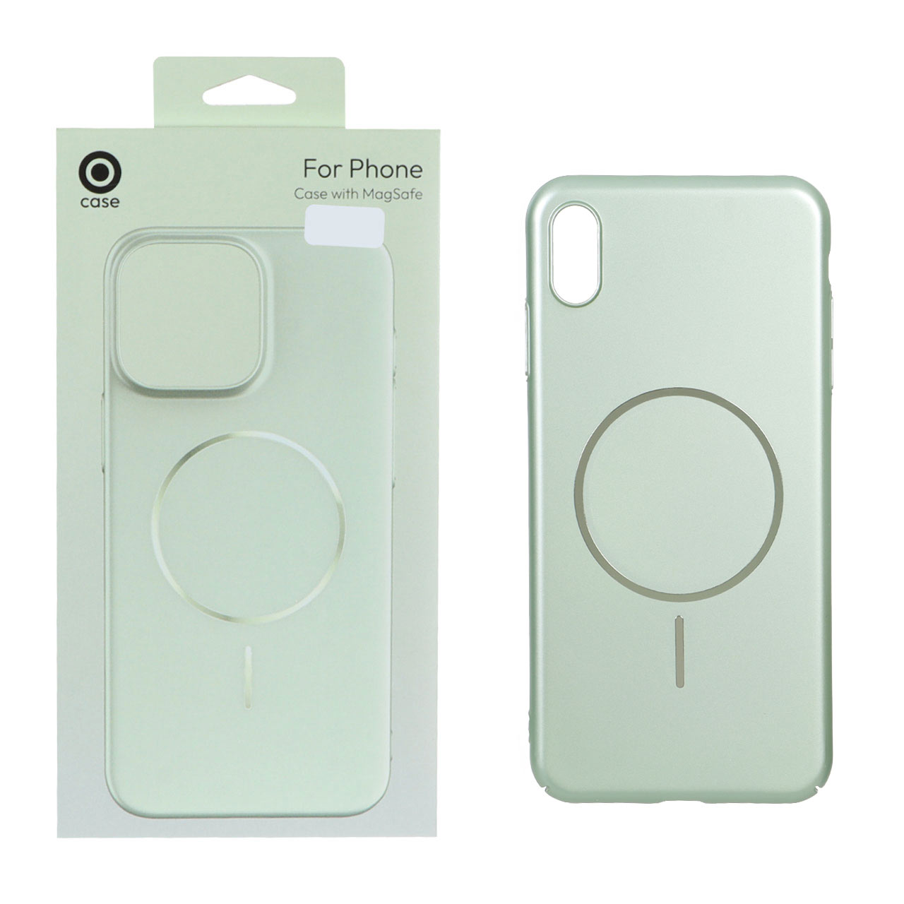 1566128 قاب متالیک MagSafe پشت سخت Apple iPhone X Max / iPhone XS Max - سبز (پک دار) - تصویر 1