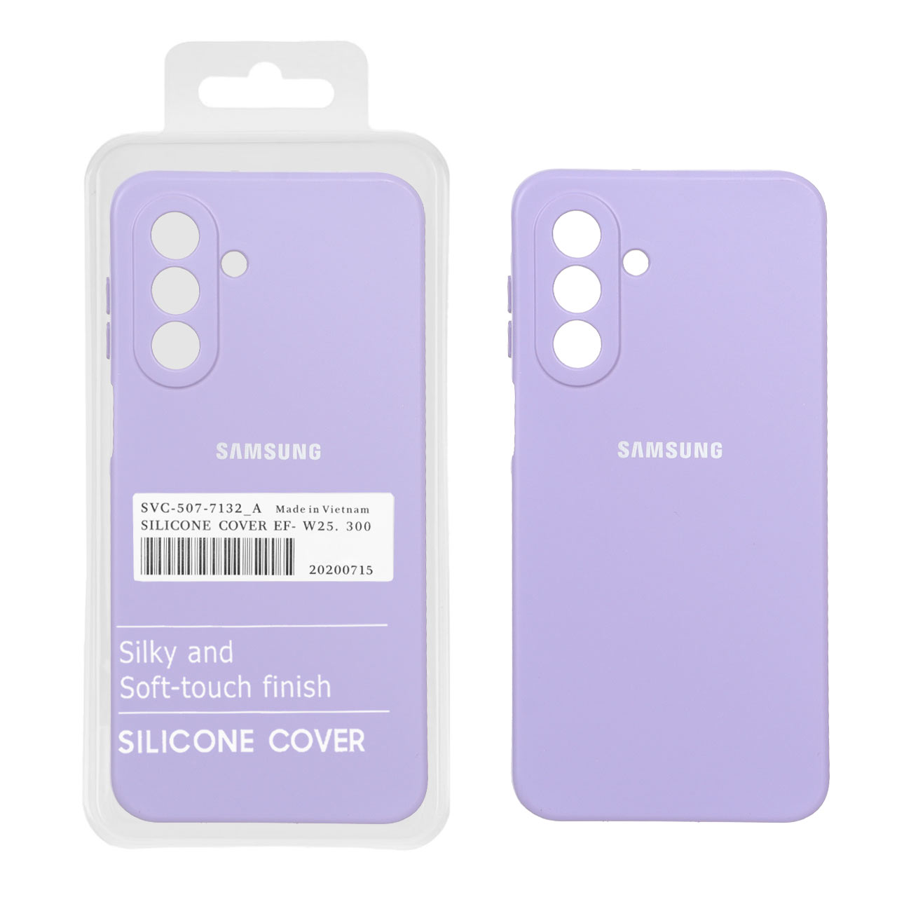 1566380 قاب نیو سیلیکون محافظ لنزدار Samsung Galaxy A17 - RFF - یاسی (پک دار) - تصویر 1