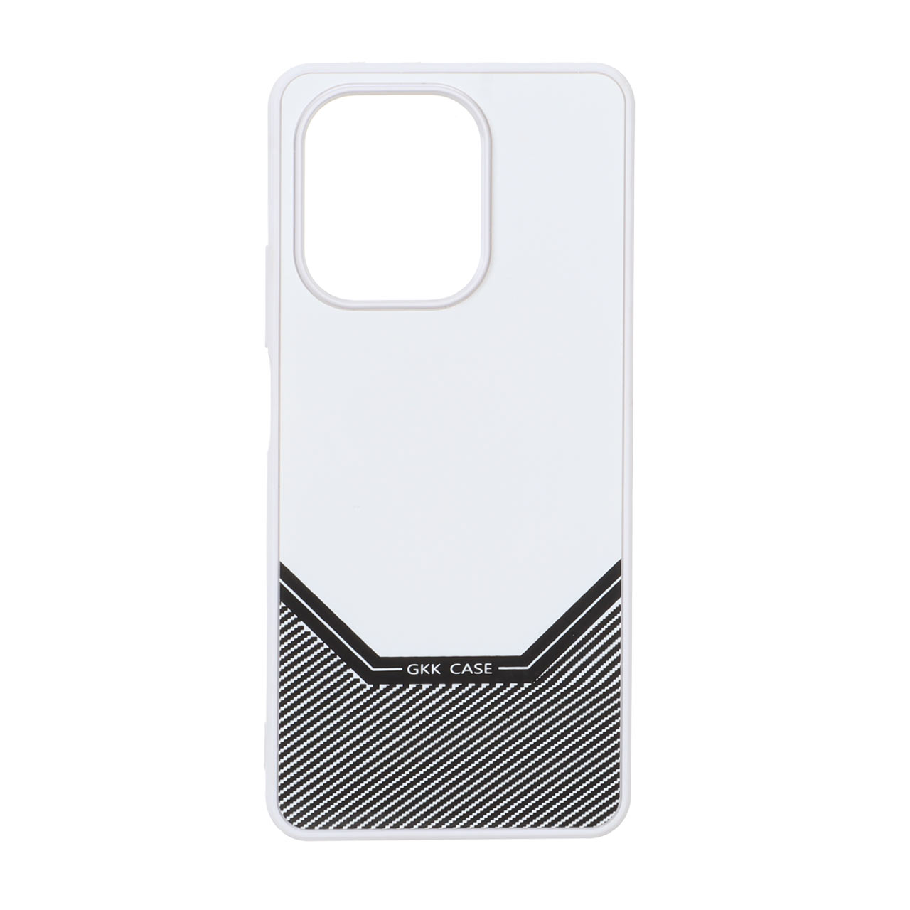 1566406 قاب Gkk Case طرح هاشور مدل Xiaomi Redmi Note 13 4G - سفید - تصویر 1