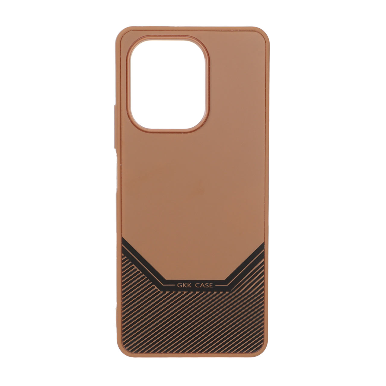 1566408 قاب Gkk Case طرح هاشور مدل Xiaomi Redmi Note 13 4G - قهوه ای - تصویر 1