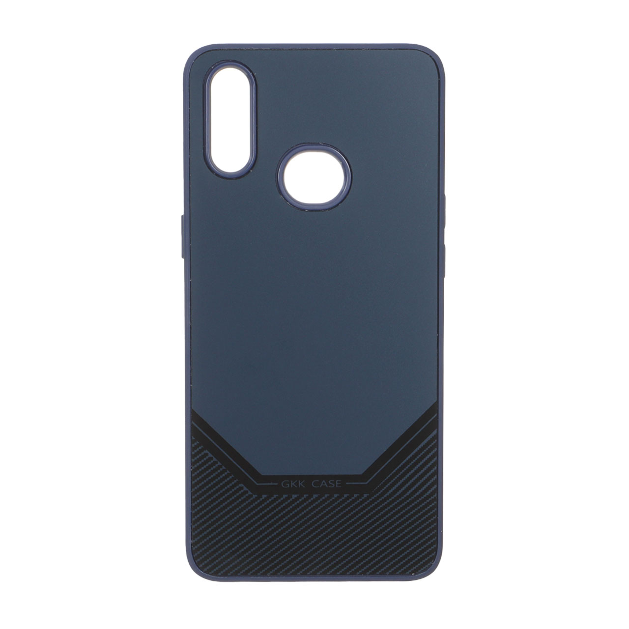 1566432 قاب Gkk Case طرح هاشور مدل Samsung Galaxy A10s - سرمه ای - تصویر 1