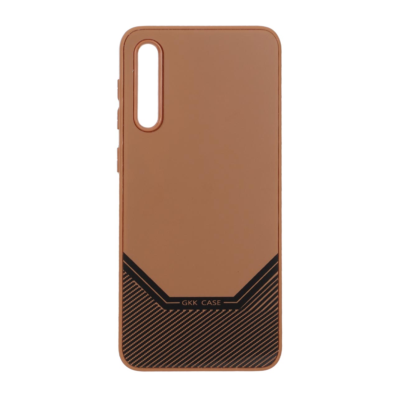 1566438 قاب Gkk Case طرح هاشور مدل Samsung Galaxy A50 / A50s / A30s - قهوه ای - تصویر 1