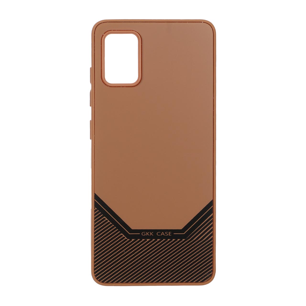 1566458 قاب Gkk Case طرح هاشور مدل Samsung Galaxy A51 / M40s - قهوه ای - تصویر 1