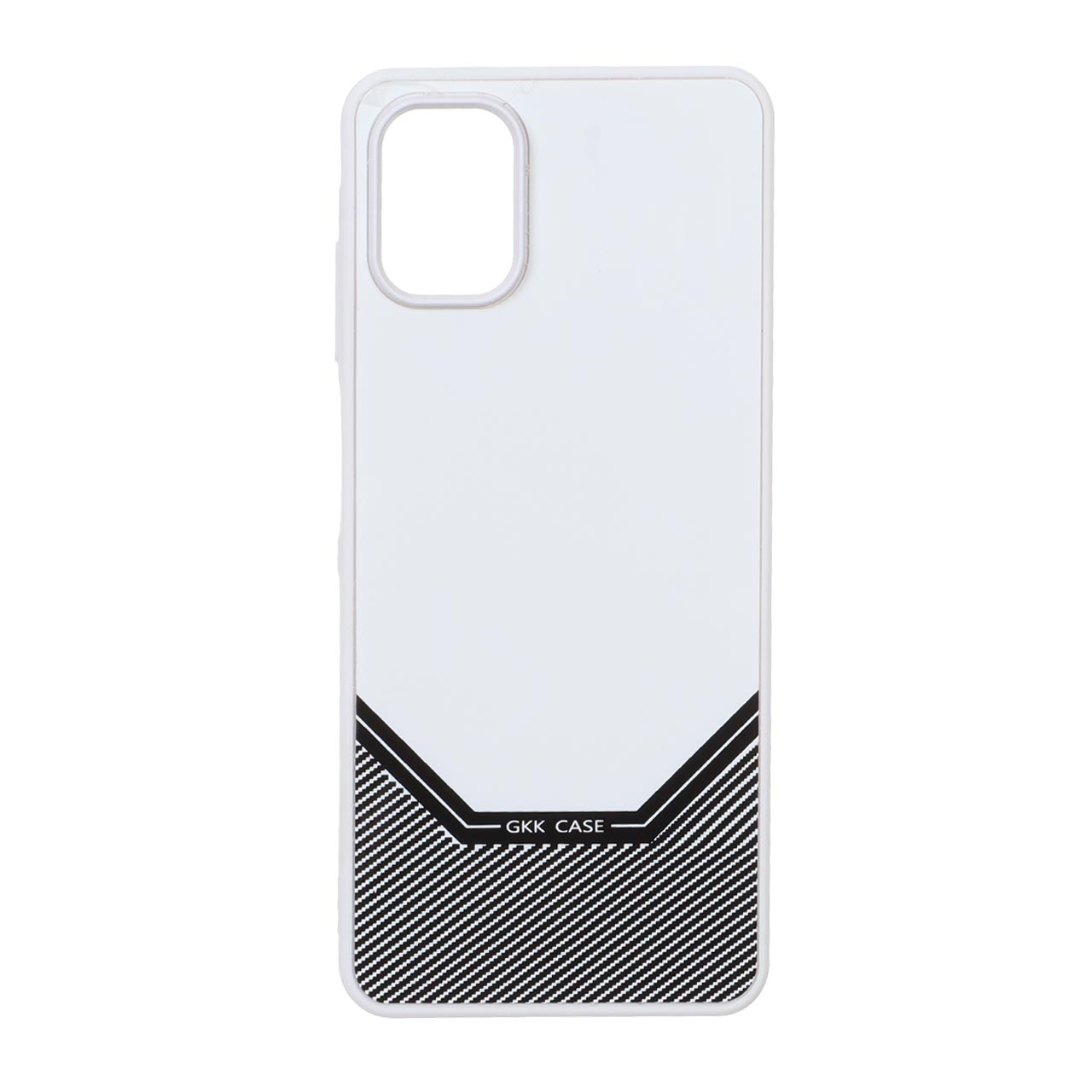 1566476 قاب Gkk Case طرح هاشور مدل Samsung Galaxy A06 - سفید - تصویر 1