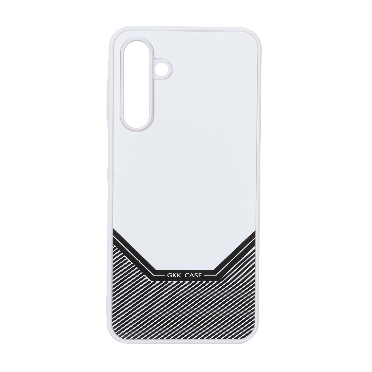 1566486 قاب Gkk Case طرح هاشور مدل Samsung Galaxy A16 - سفید - تصویر 1