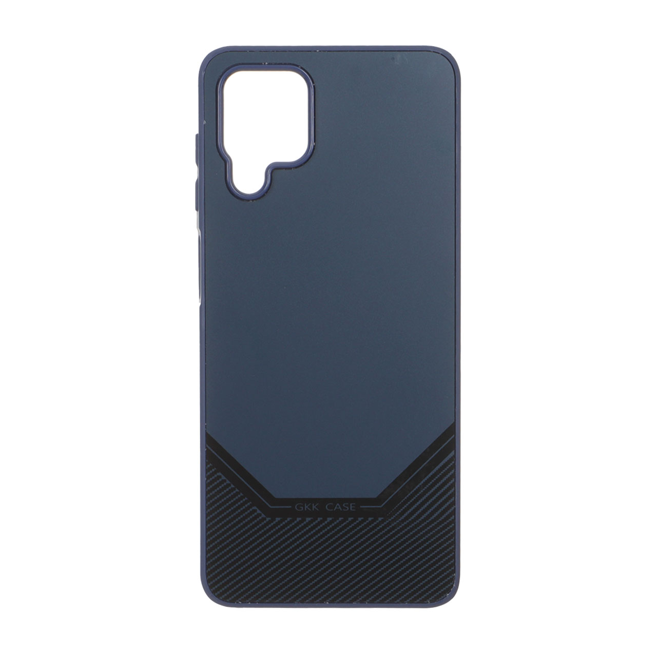 1566522 قاب Gkk Case طرح هاشور مدل Samsung Galaxy A12 / M12 / F12 - سرمه ای - تصویر 1