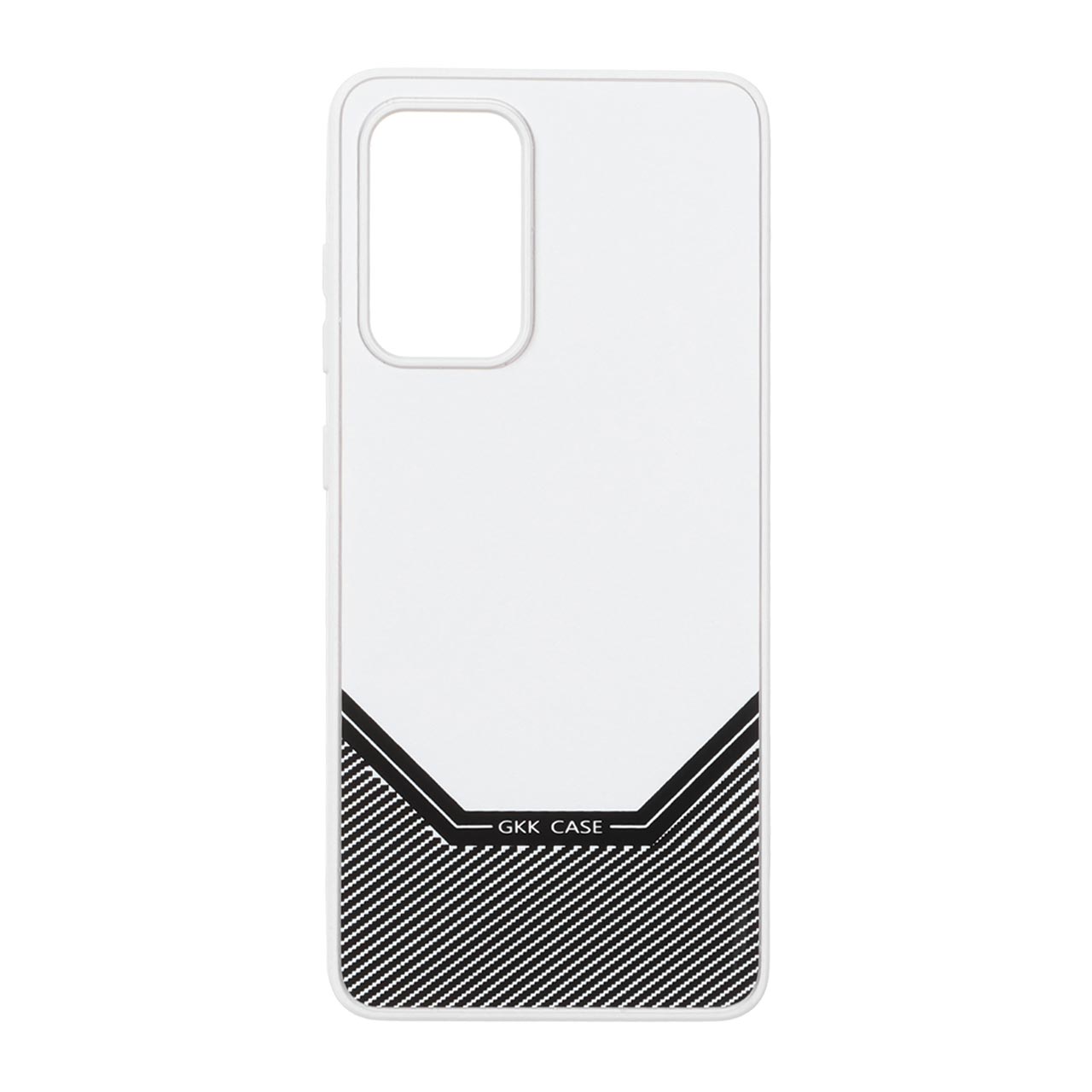 1566566 قاب Gkk Case طرح هاشور مدل Samsung Galaxy A52 / A52s - سفید - تصویر 1