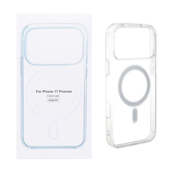 قاب شفاف Apple iPhone 17 Pro Max با قابلیت شارژ MagSafe (پک دار) - MPS