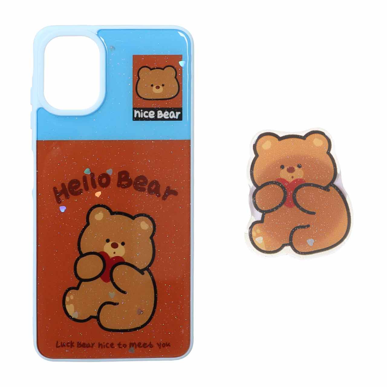 1569242 قاب رزینی اکلیلی با ست پاپ سوکت Samsung Galaxy A06 - طرح 52 - MPS - تصویر 1