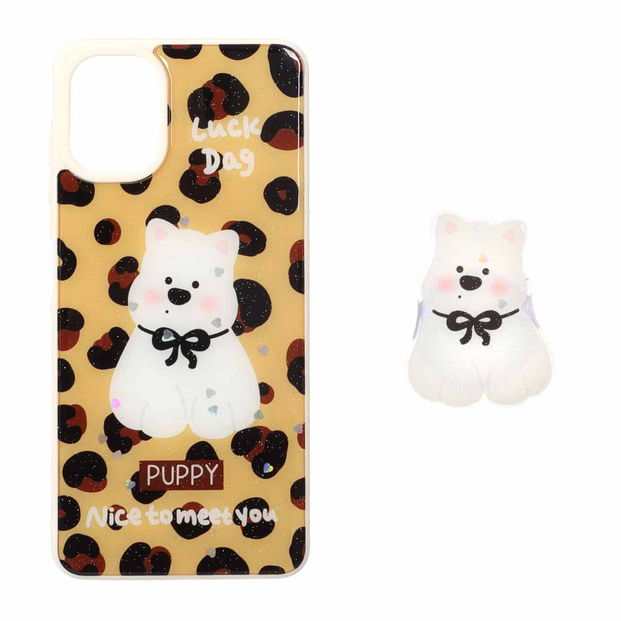 1569250 قاب رزینی اکلیلی با ست پاپ سوکت Samsung Galaxy A06 - طرح 56 - MPS - تصویر 1