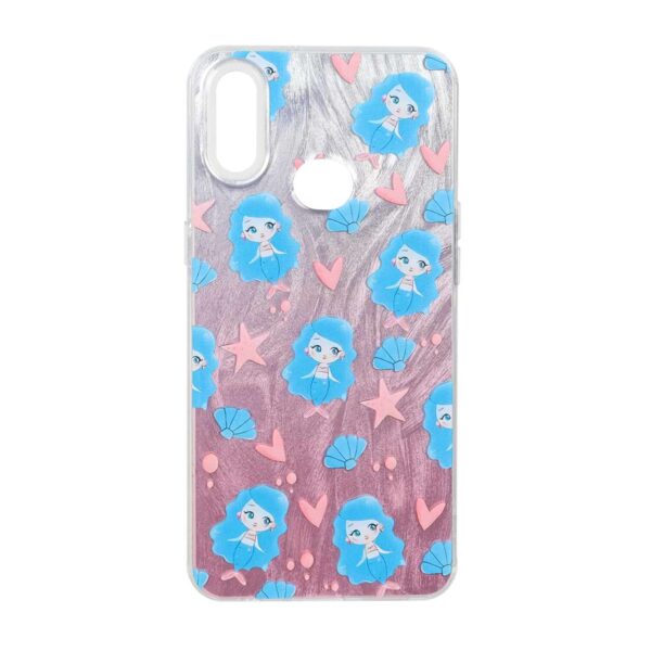 قاب اطلسی دور ژله ای طرح دار Samsung Galaxy A10s - کد 1057