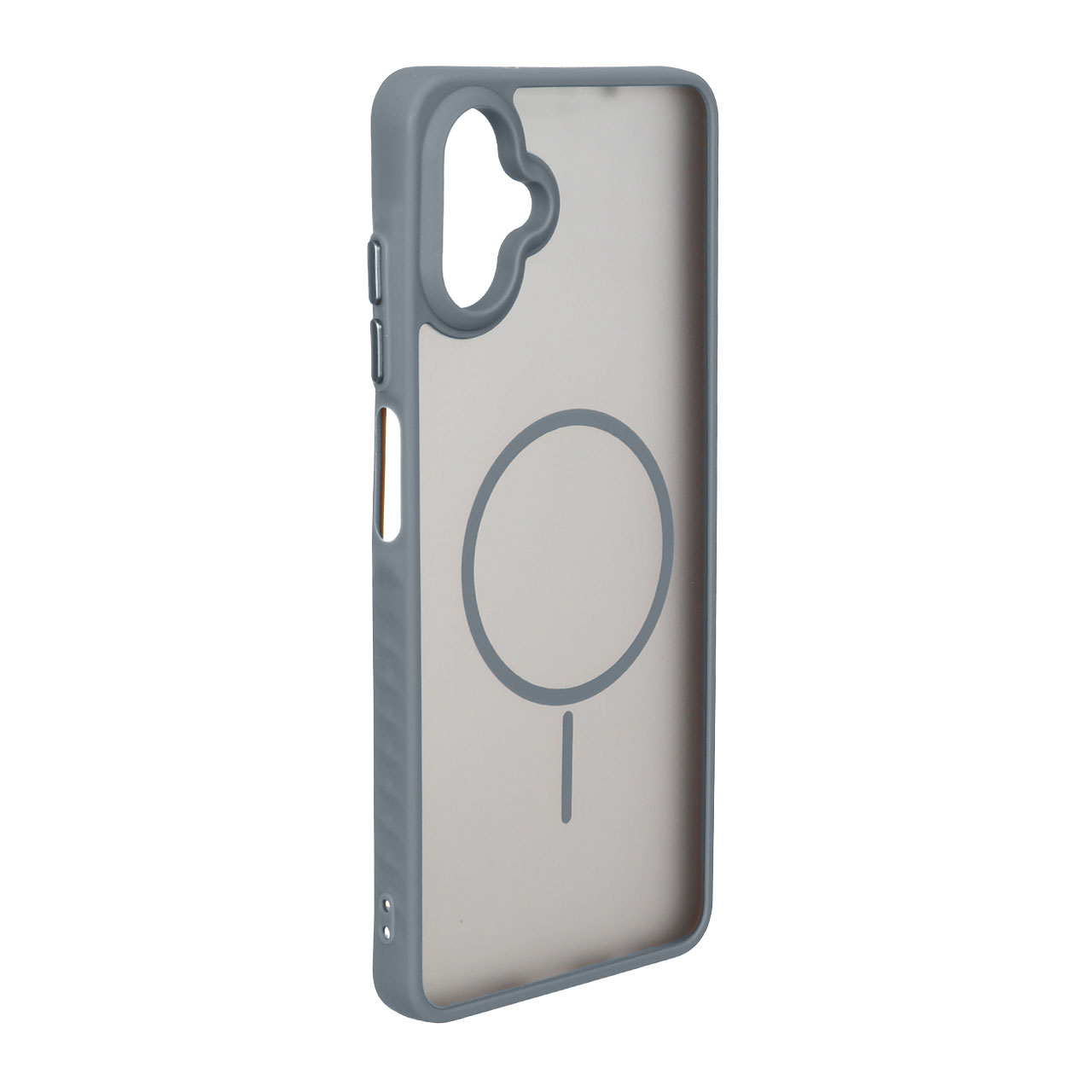 1570840 قاب مات طرح مگ سیف دور رنگی Samsung Galaxy A06 - خاکستری - تصویر 1