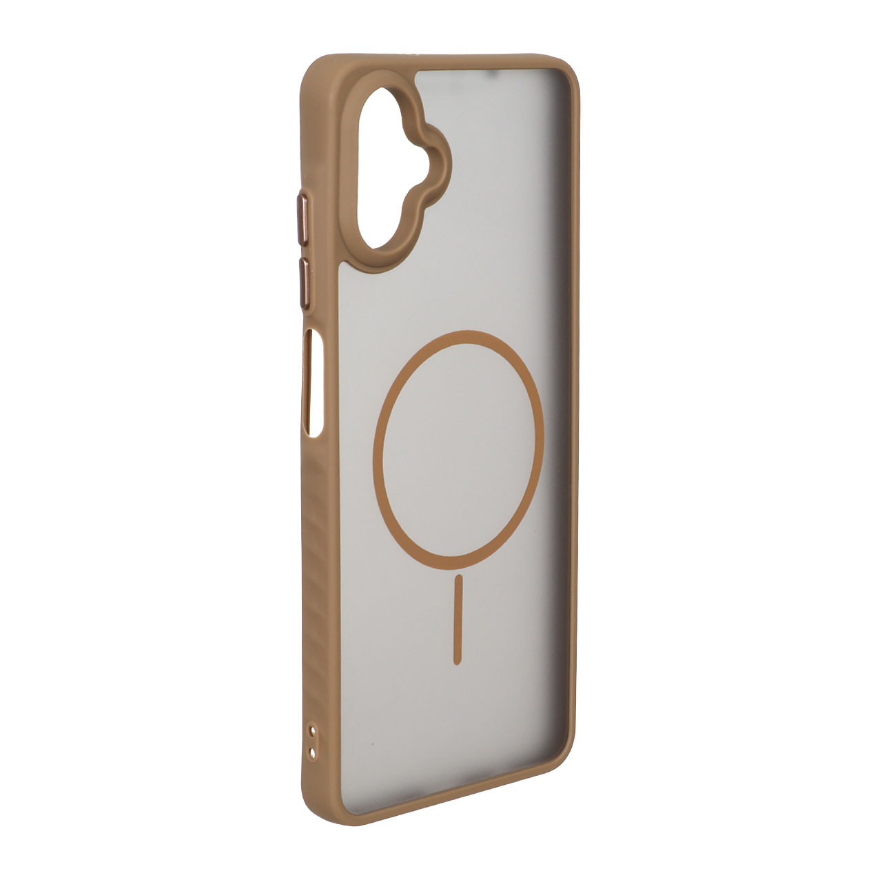 1570842 قاب مات طرح مگ سیف دور رنگی Samsung Galaxy A06 - نسکافه ای - تصویر 1