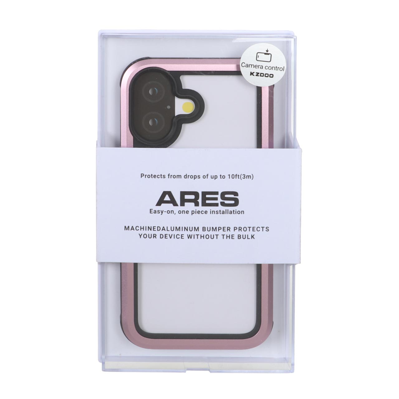 1572408 قاب Original KZDoo Ares مدل Apple iPhone 17 - صورتی (پک دار ) - تصویر 1