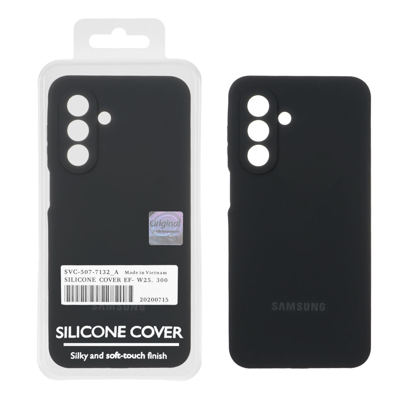 1572710 قاب سیلیکونی پاک کنی اورجینال Master Quality مدل Samsung Galaxy A17 - مشکی (پک دار) - تصویر 1