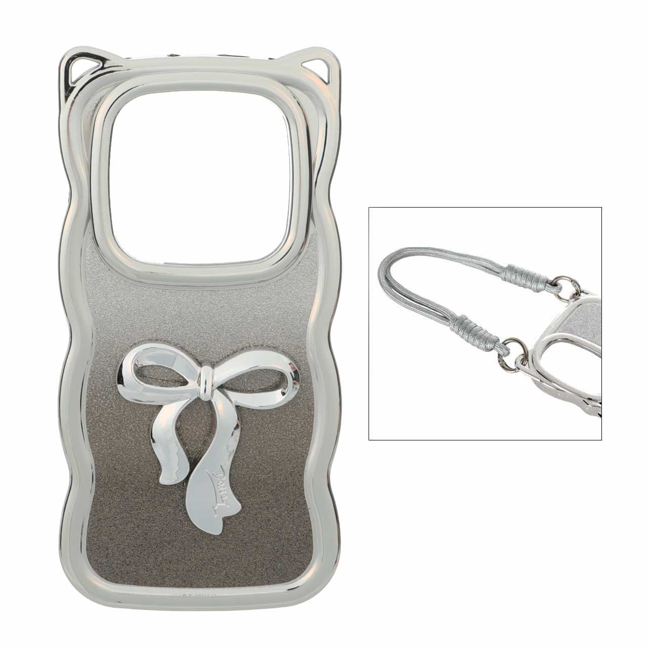 1573200 قاب کنگره ای اکلیلی پاپیون دار با بند مچی Xiaomi Redmi Note 14 Pro 4G - خاکستری - تصویر 1