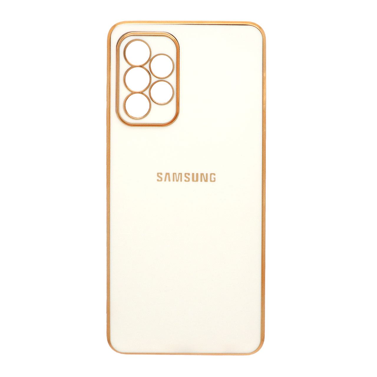 605366 قاب محافظ لنزدار My Case مدل Samsung A52 / A52S - سفید - تصویر 1