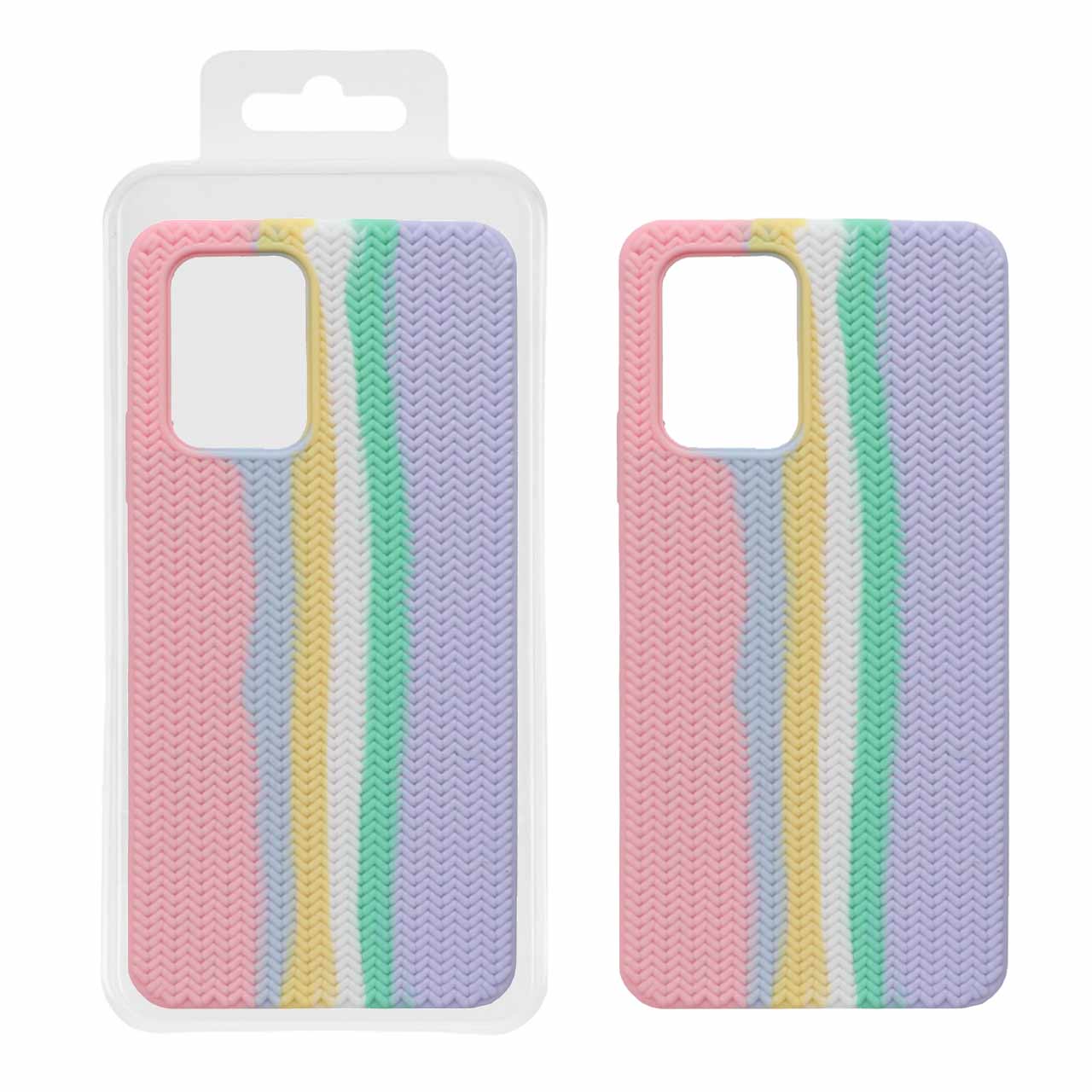 607462 قاب سیلیکونی پاک کنی طرح بافت Samsung A72 - کد 26 (پک دار) - تصویر 1