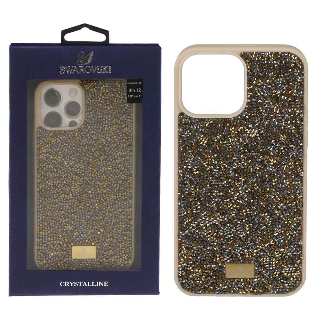 637396 قاب Apple iPhone 12 Pro - Original Swarovski - طلایی ( پک دار ) - تصویر 1