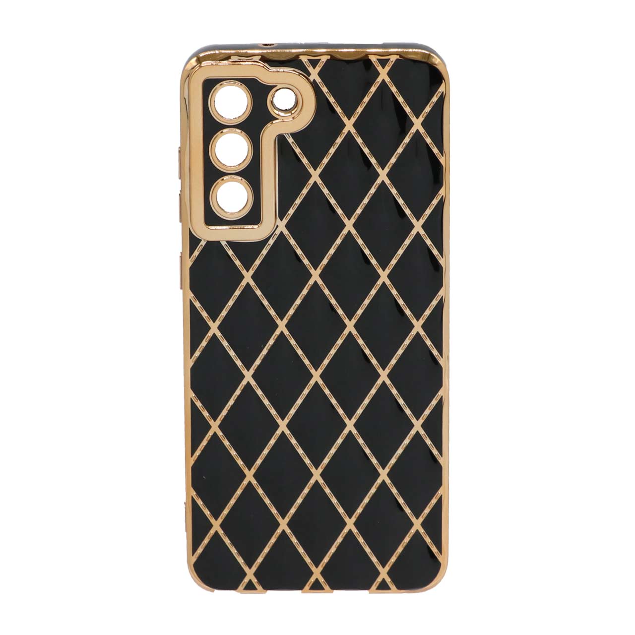 688816 قاب My Case لوزی طرح دوخت Samsung S21 FE  - مشکی - تصویر 1