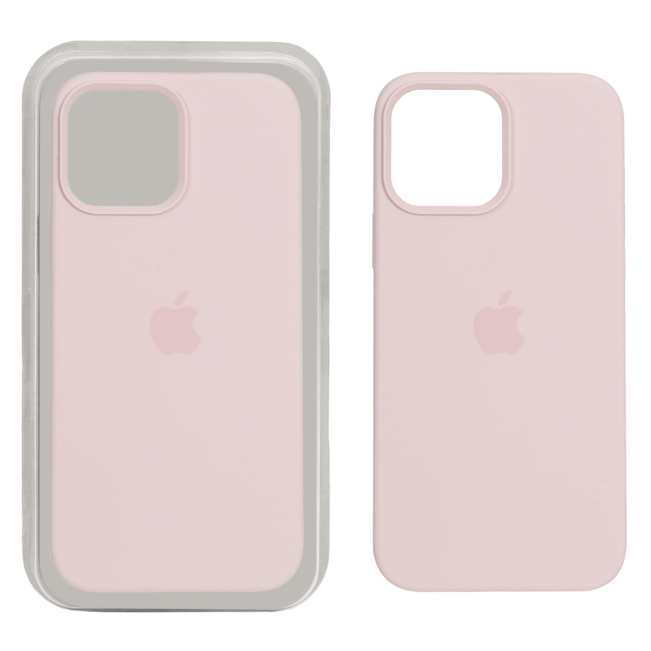 801742 قاب سیلیکونی پاک کنی اورجینال Iphone 13 Pro Max - صورتی روشن ( پک اصلی) - تصویر 1