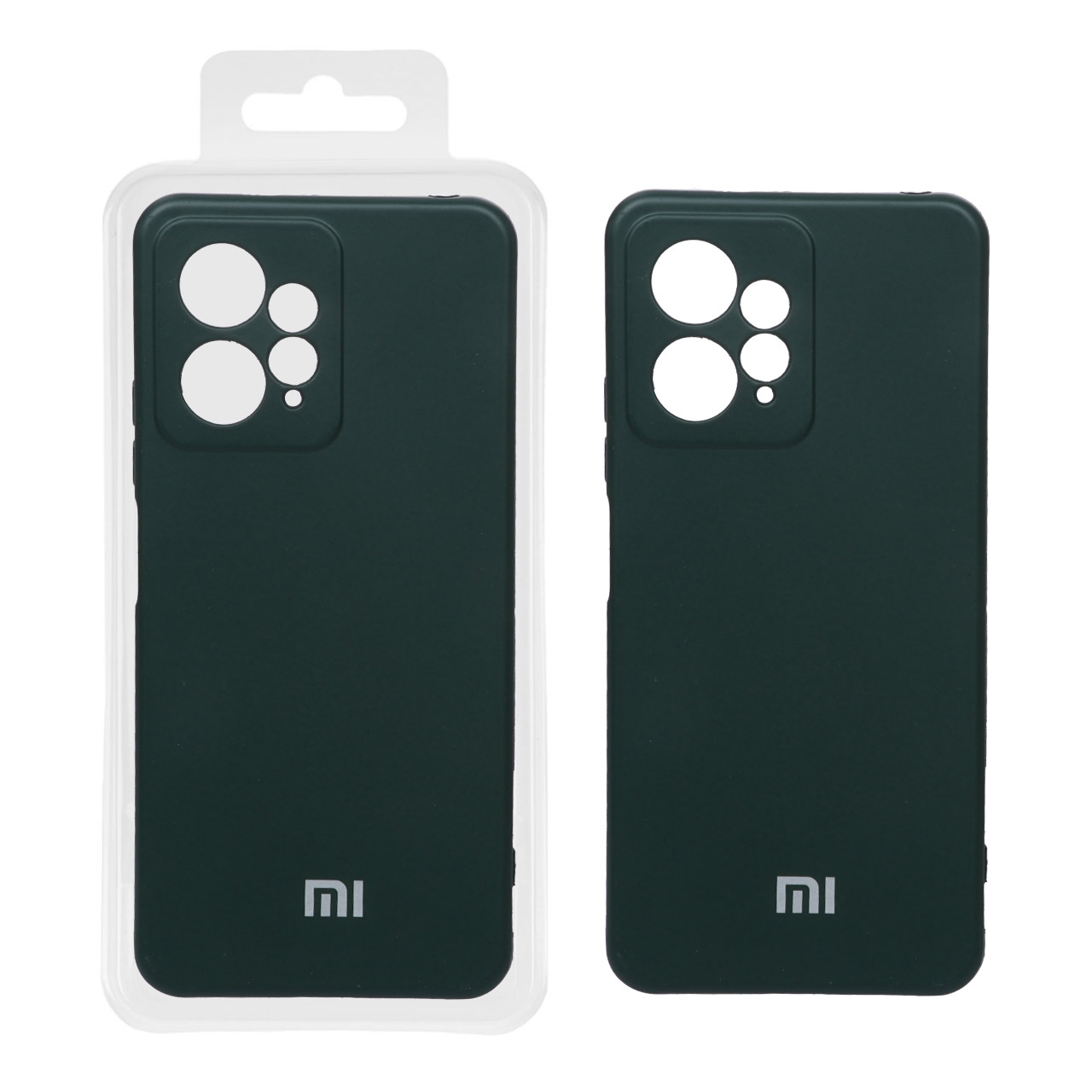 834856 قاب نیو سیلیکون محافظ لنزدار Xiaomi Redmi Note 12-4G -RFF - سبز تیره کد 9 (پک دار) - تصویر 1