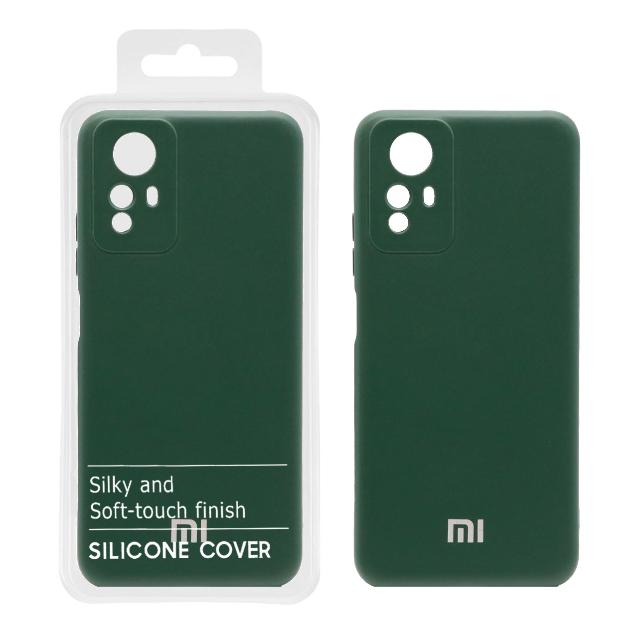 850924 قاب نیو سیلیکون محافظ لنزدار Xiaomi Redmi Note 12S -RFF - سبز (پک دار) - تصویر 1