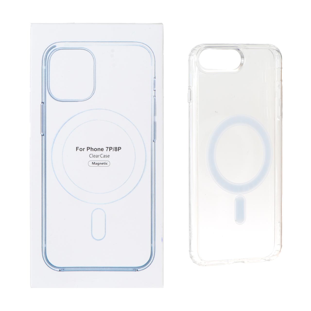 861584 قاب شفاف Apple iPhone 7 plus / 8 plus با قابلیت شارژ MagSafe (پک دار) - تصویر 1