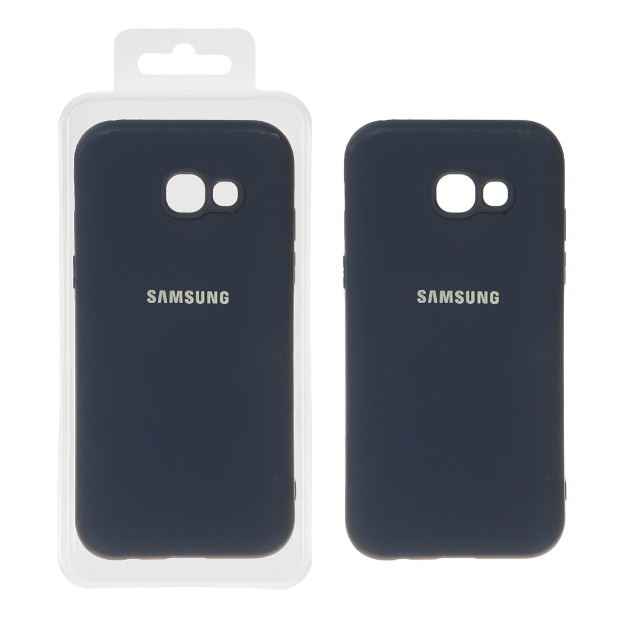 1010786 قاب نیو سیلیکون محافظ لنزدار Samsung Galaxy A5 (2017) / A520 - RFF - سرمه ای (پک دار) - تصویر 1