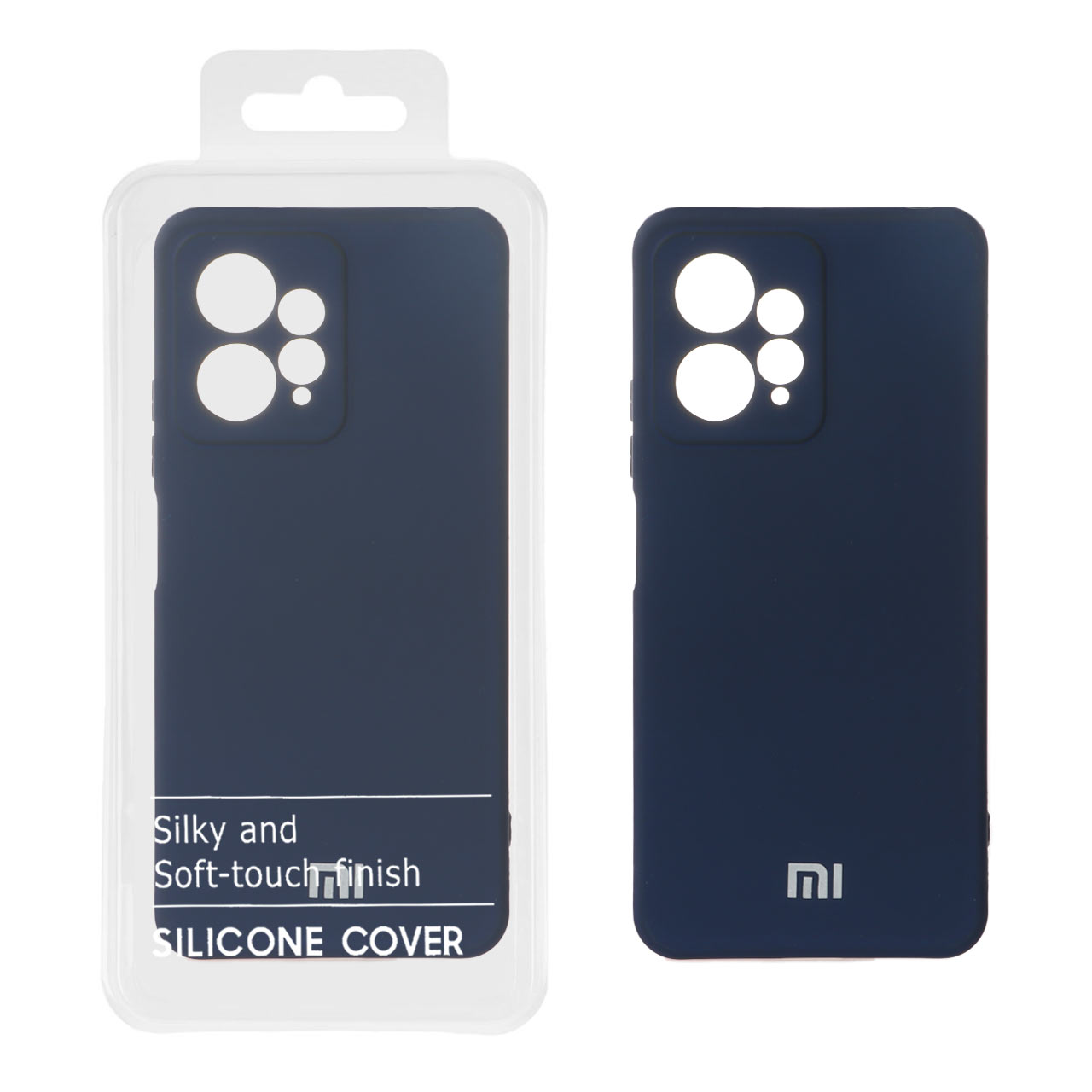 1028082 قاب نیو سیلیکون محافظ لنزدار Xiaomi Redmi Note 12 4G - RFF - سرمه ای (پک دار) - تصویر 1