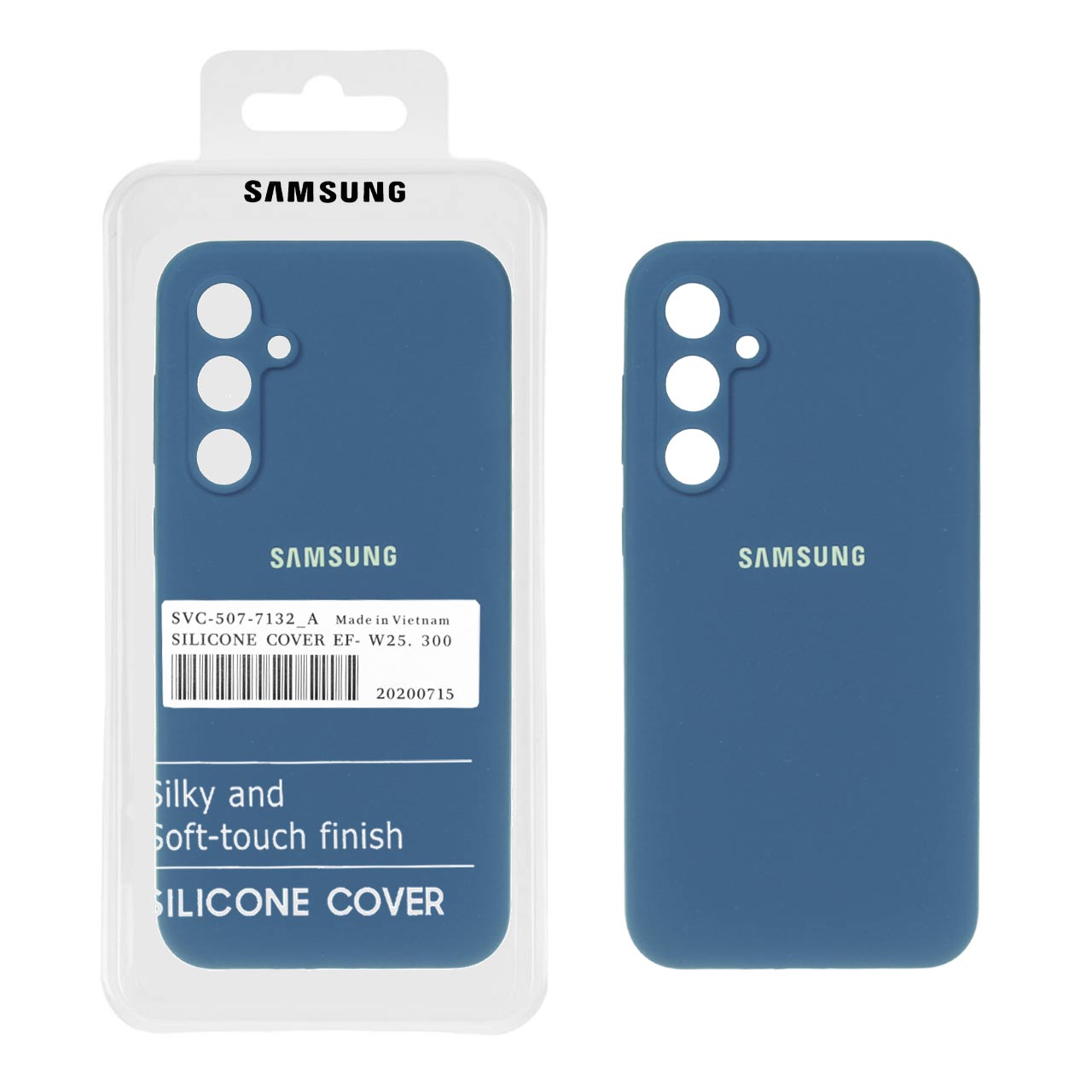 1066754 قاب سیلیکونی پاک کنی اورجینال درجه یک Samsung Galaxy S23 FE - آبی کد 1 (پک دار) - تصویر 1