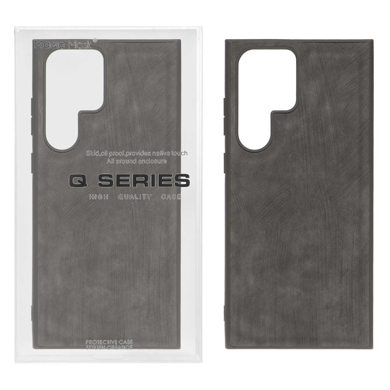 1091466 قاب Woven Q Series مدل Samsung Galaxy S23 Ultra - خاکستری (پک دار) - تصویر 1