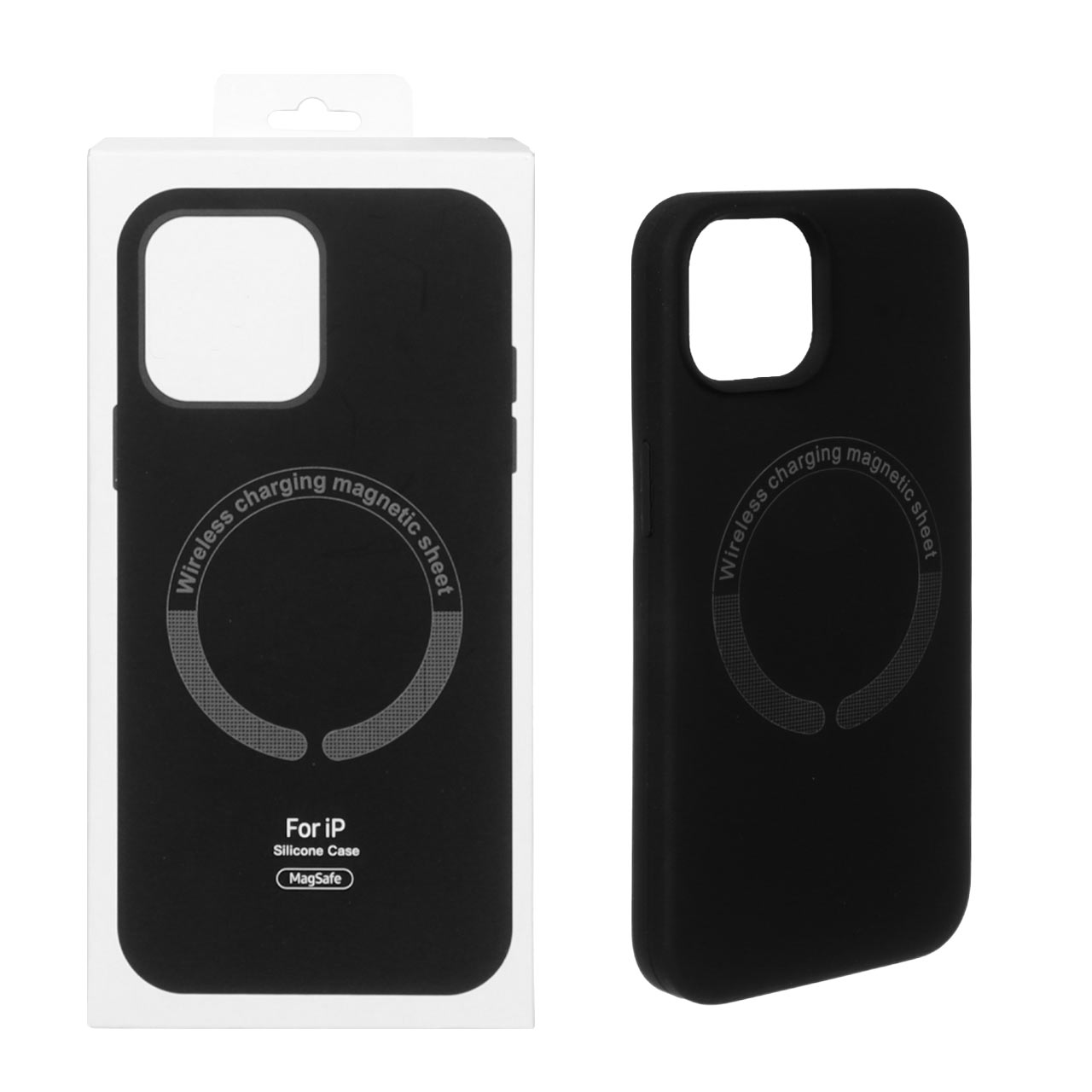 1105946 قاب سیلیکونی اورجینال Magsafe مدل Apple iPhone 13 / iPhone 14 - مشکی (پک دار) - تصویر 1