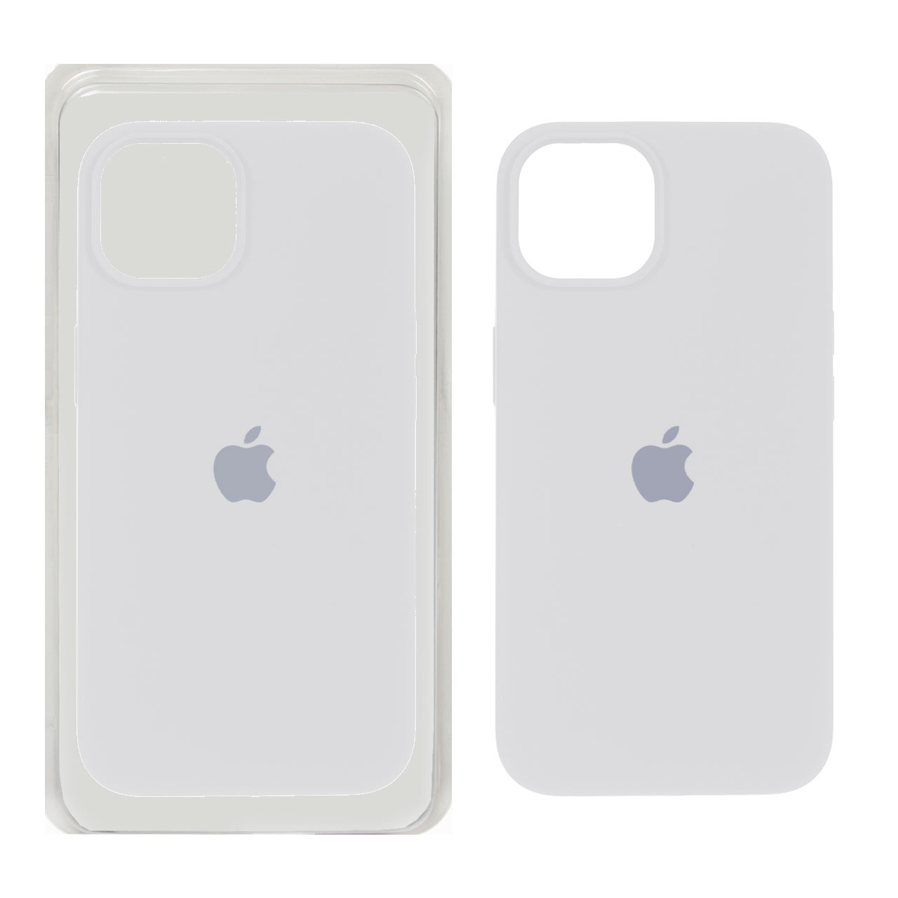 1175236 قاب سیلیکونی پاک کنی اورجینال Apple iPhone 13 / iPhone 14 - سفید (پک اصلی) - تصویر 1