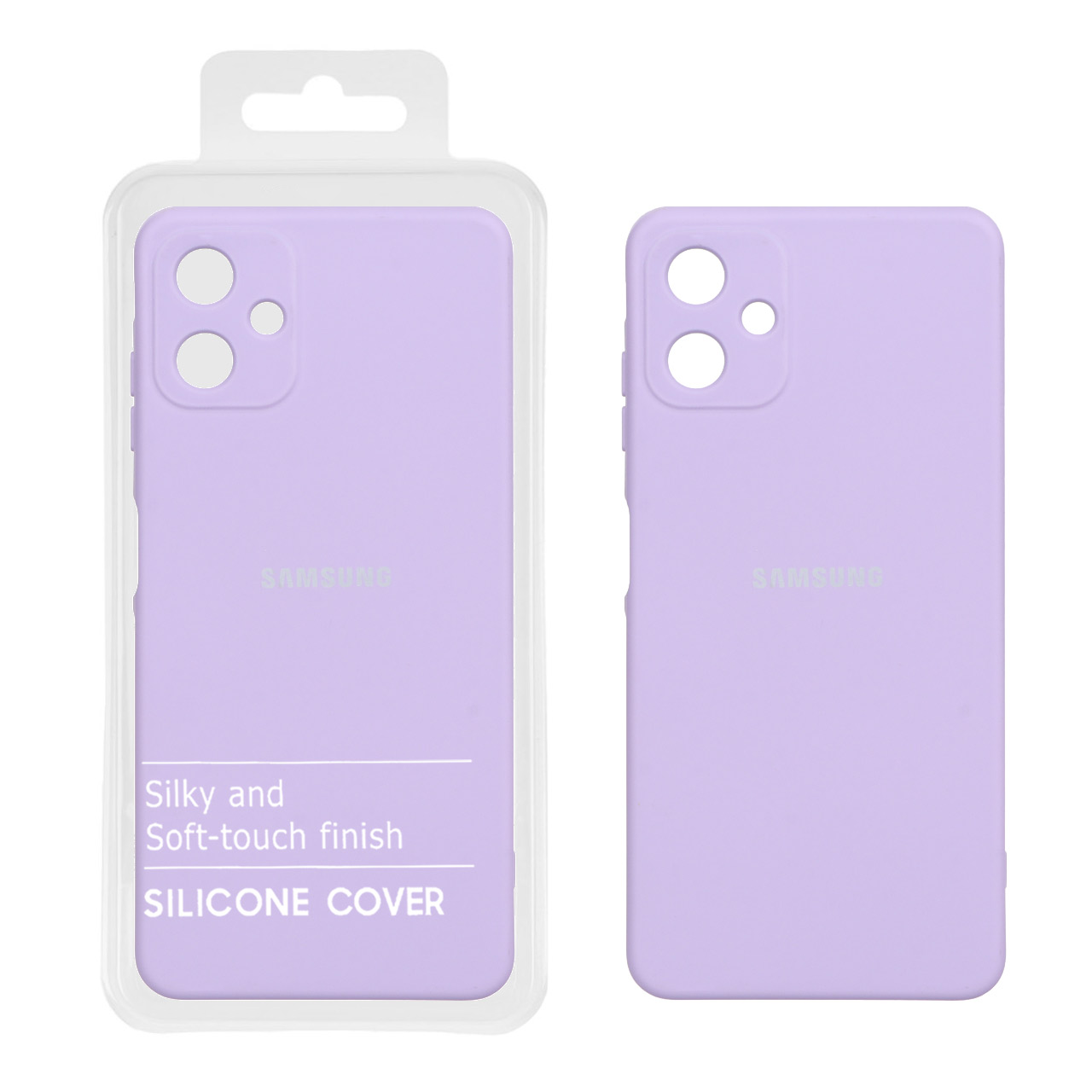 1183106 قاب نیو سیلیکون محافظ لنزدار Samsung Galaxy A06 - RFF - یاسی (پک دار) - تصویر 1