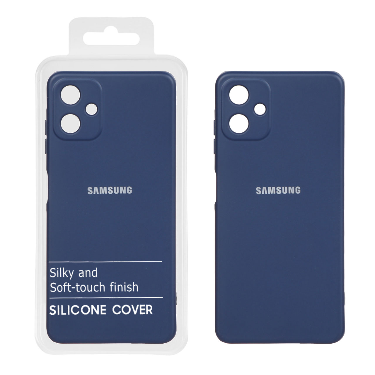 1183142 قاب نیو سیلیکون محافظ لنزدار Samsung Galaxy A06 - RFF - سرمه ای (پک دار) - تصویر 1