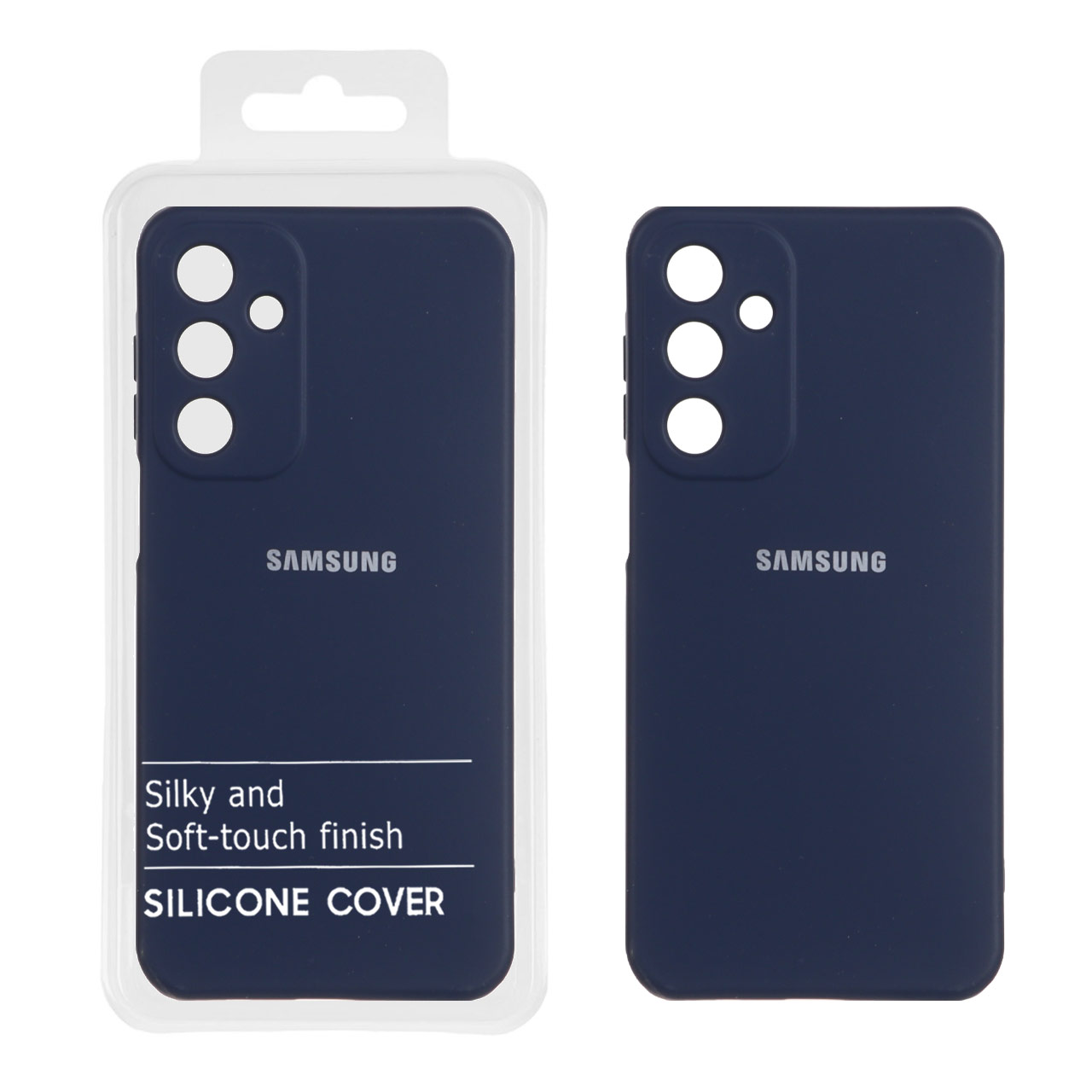 1195132 قاب نیو سیلیکون محافظ لنزدار Samsung Galaxy A16 - RFF - سرمه ای (پک دار) - تصویر 1