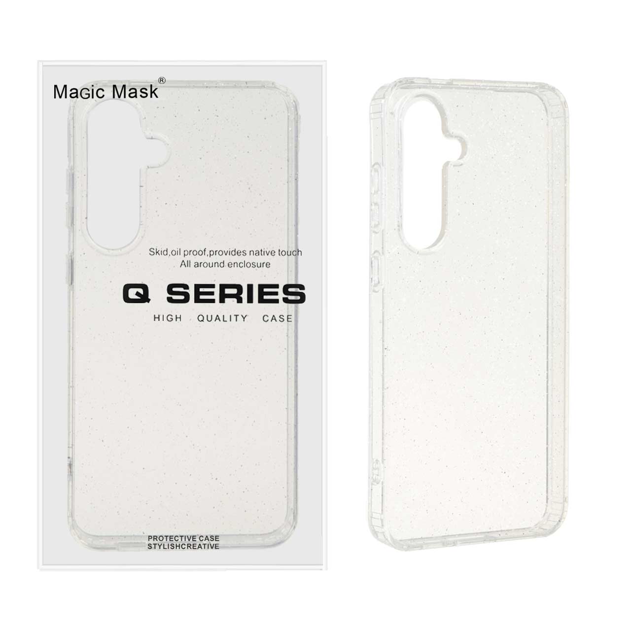 1220832 قاب اورجینال پشت سخت شفاف اکلیلی Samsung Galaxy S24 FE (پک دار) - تصویر 1