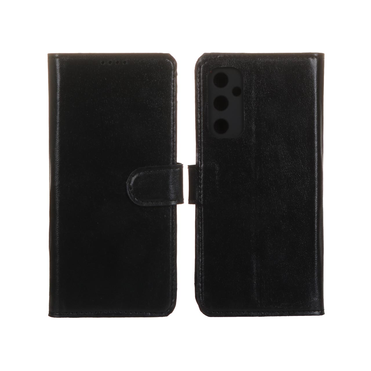 1319322 کیف موبایل چرمی مگنتی محافظ لنزدار Samsung Galaxy A05s - مشکی - تصویر 1