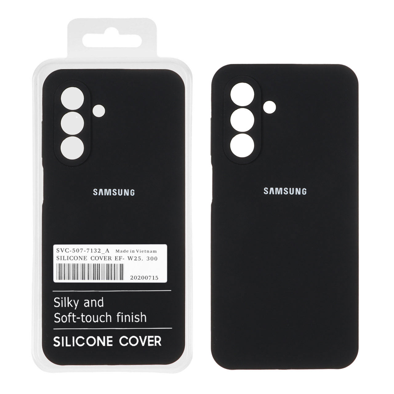 1339482 قاب سیلیکونی پاک کنی اورجینال درجه یک Samsung Galaxy A26 - مشکی (پک دار) - تصویر 1