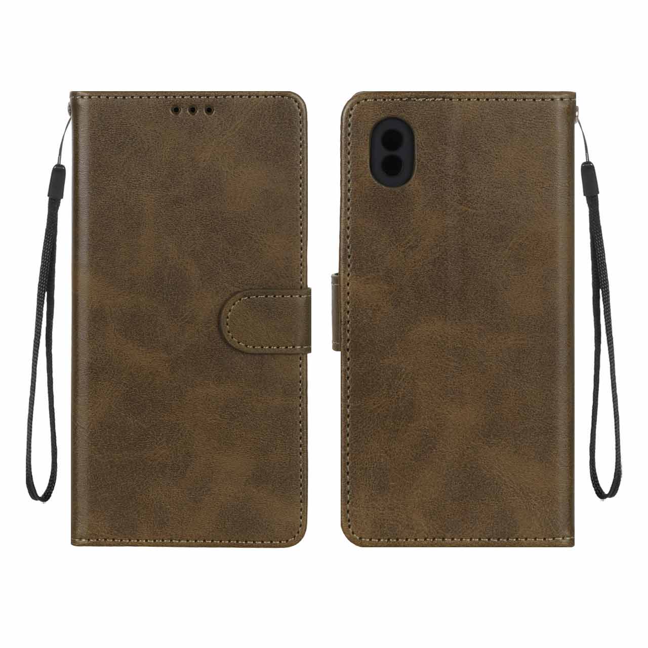 1365792 کیف موبایل مگنتی درجه یک MNC مدل Samsung Galaxy A01 Core - سبز زیتونی - تصویر 1