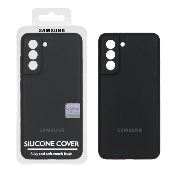قاب سیلیکونی پاک کنی اورجینال Master Quality مدل Samsung Galaxy S21 FE - مشکی (پک دار)