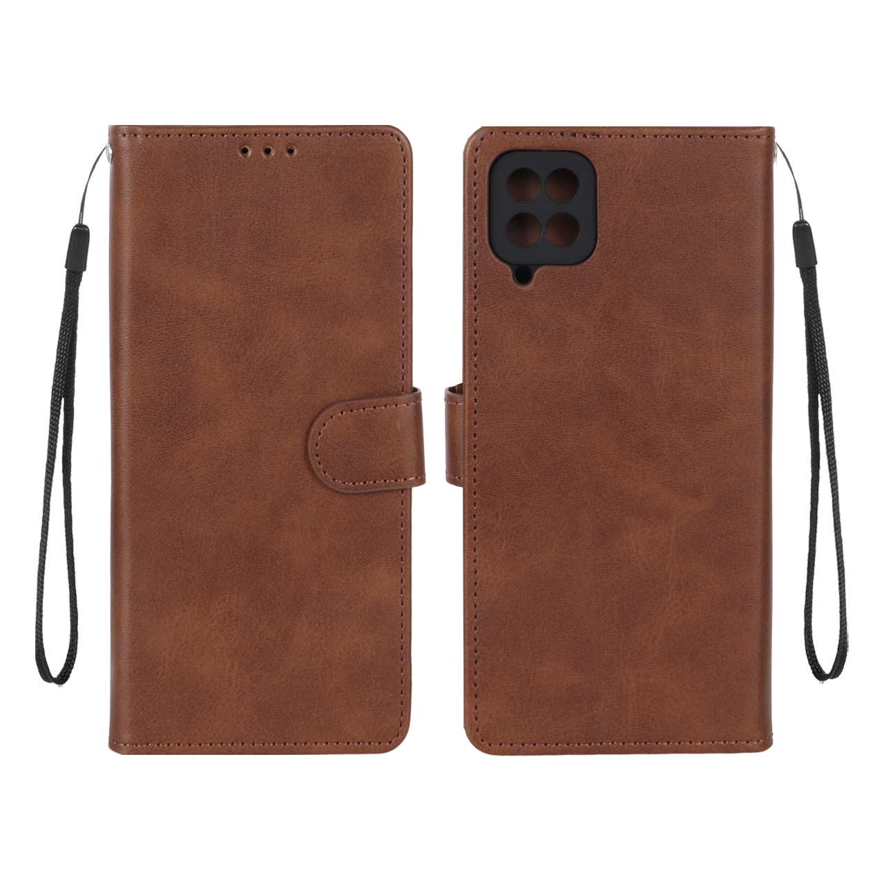 1381028 کیف موبایل مگنتی درجه یک MNC مدل Samsung Galaxy A12 / M12 / F12 - قهوه ای - تصویر 1