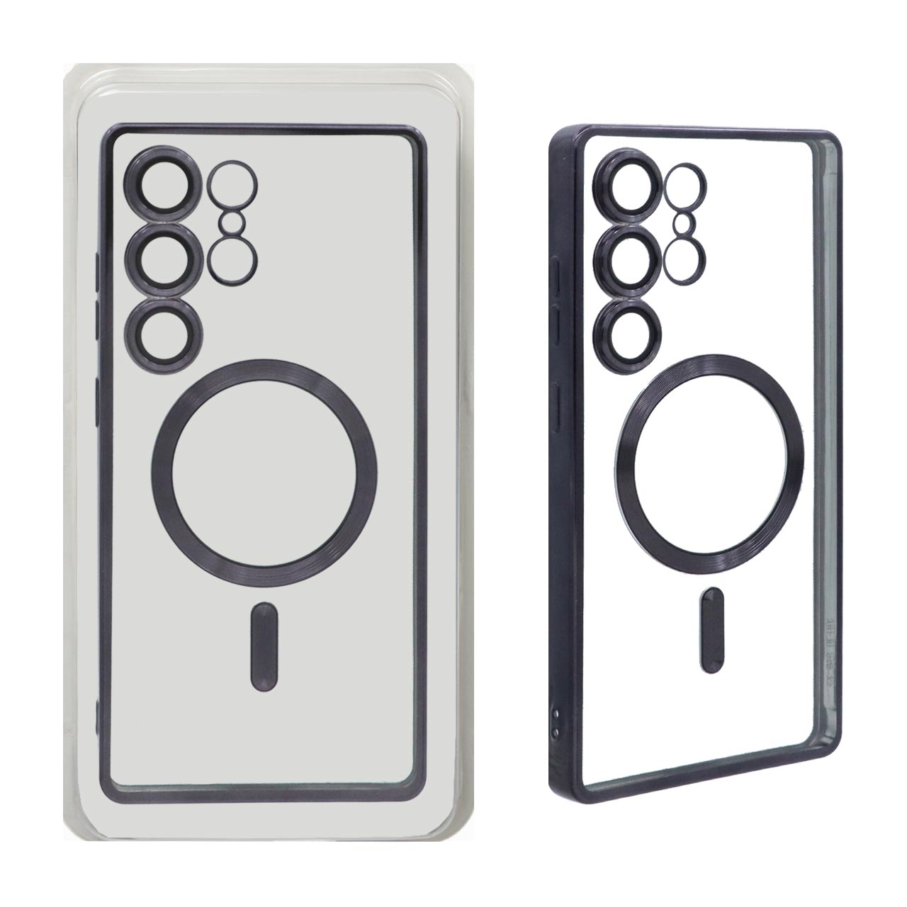 1391456 قاب اورجینال الکترواستاتیک Magsafe لنز گلس دار Samsung Galaxy S25 Ultra - مشکی (پک دار) - تصویر 1