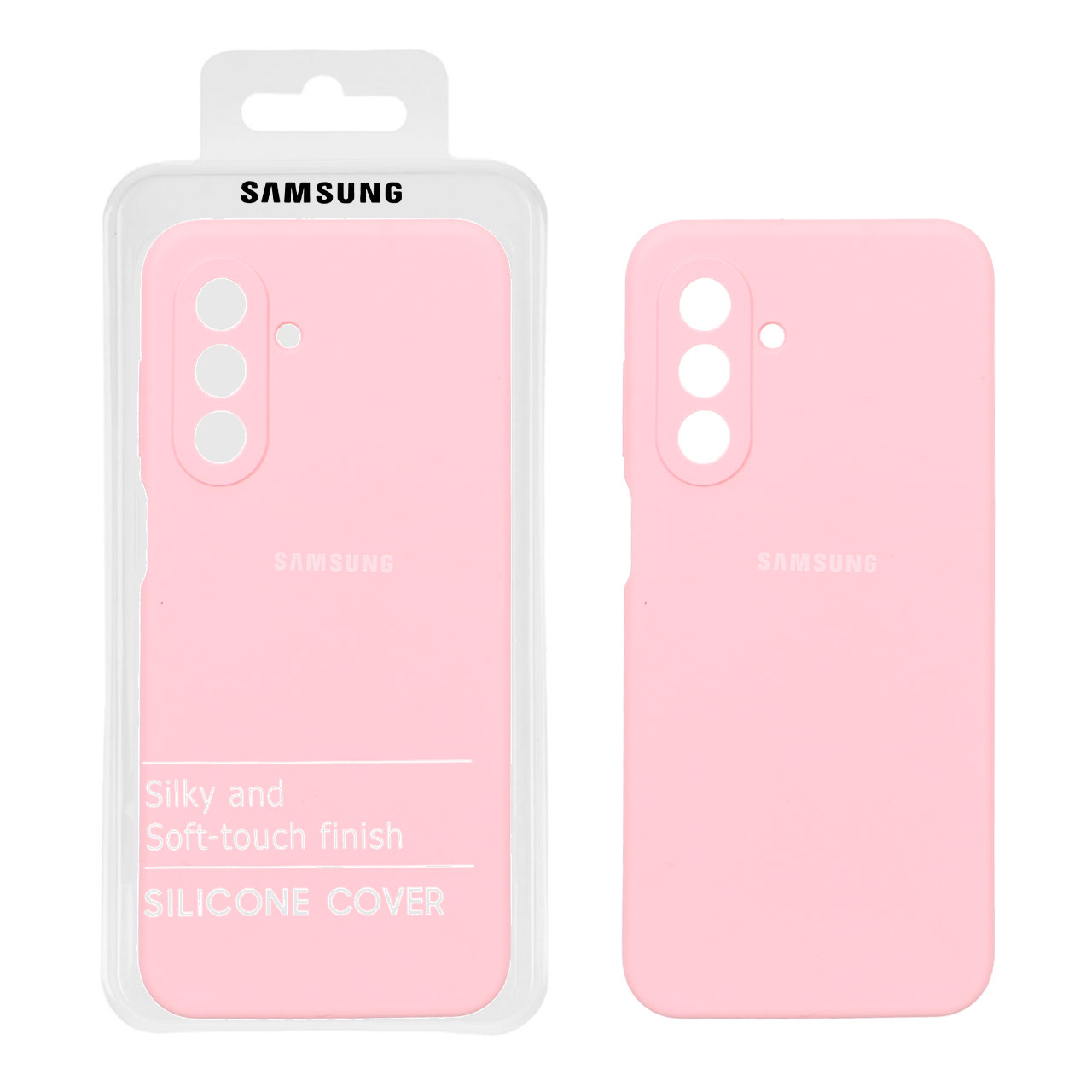 1397906 قاب سیلیکونی پاک کنی اورجینال درجه یک Samsung Galaxy A26 - گلبهی (پک دار) - تصویر 1