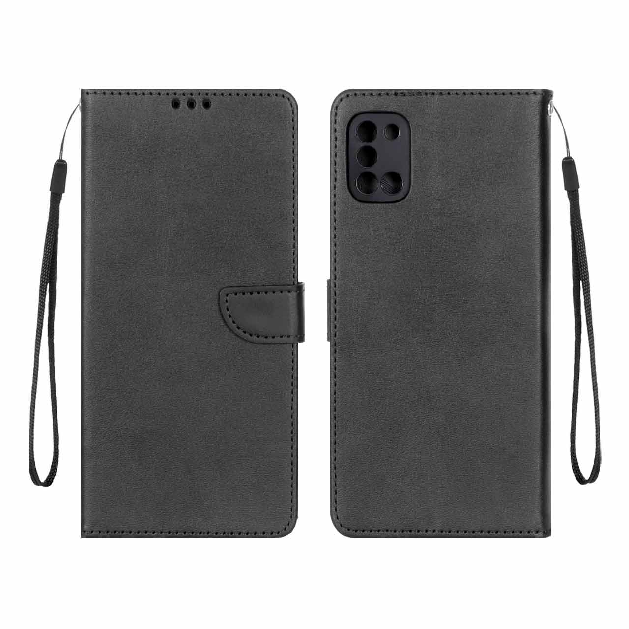 1449226 کیف چرمی موبایل مگنتی محافظ لنزدار Samsung Galaxy A31 - مشکی - تصویر 1