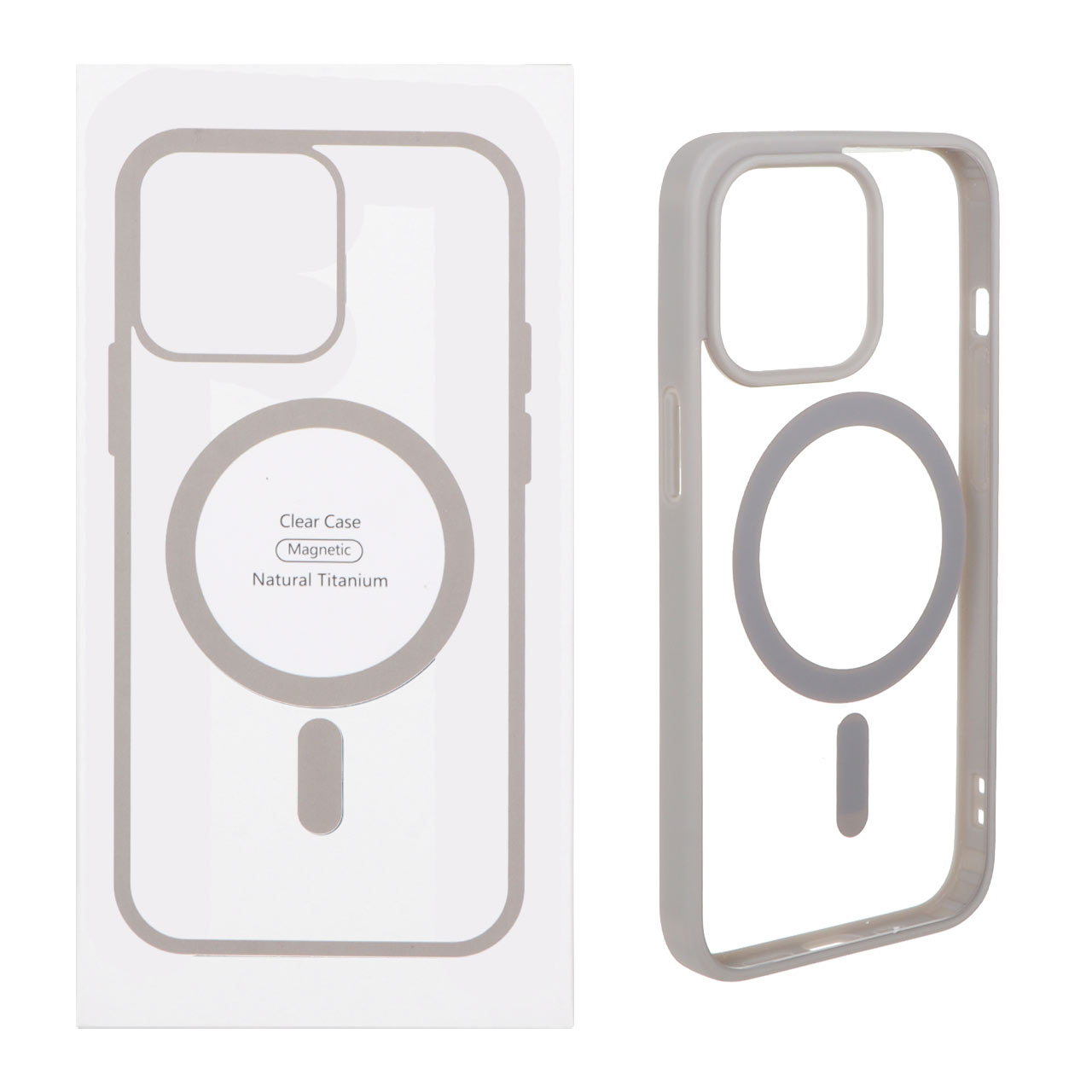 1456024 قاب شفاف Apple iPhone 13 Pro با قابلیت شارژ MagSafe - خاکستری (پک دار) - تصویر 1