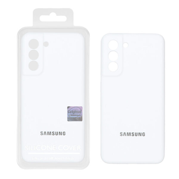 قاب سیلیکونی پاک کنی اورجینال Master Quality مدل Samsung Galaxy S21 FE - سفید (پک دار)