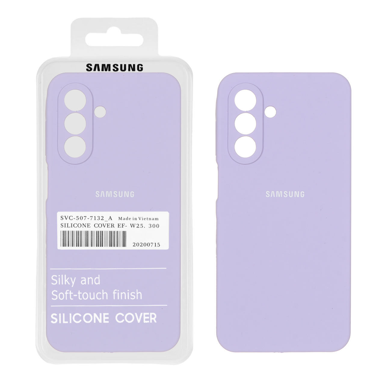 1499874 قاب سیلیکونی پاک کنی اورجینال درجه یک Samsung Galaxy A26 - یاسی (پک دار) - تصویر 1